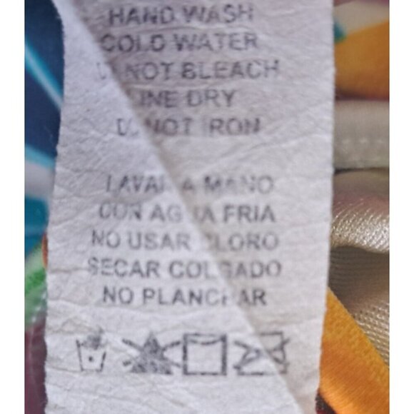 Maxine of Hollywood 16 Floral Print Swimsuit V-Neck Double Straps Soft Cup Bra - Picture 7 of 7